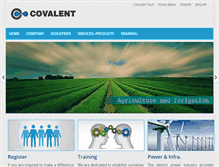 Tablet Screenshot of covalentech.com